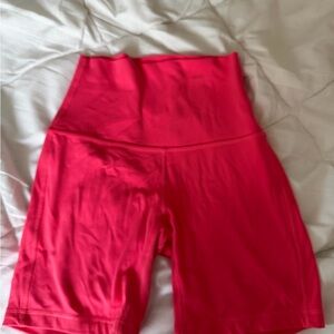 lululemon athletica High-Rise Bike Shorts - Bright Pink